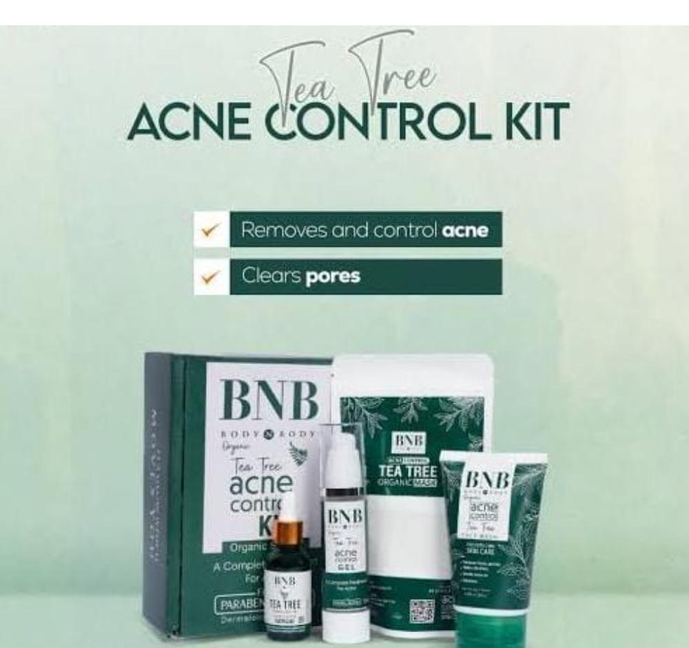 Tea Tree Acne Control Kit 4-Step Organic Skin Care