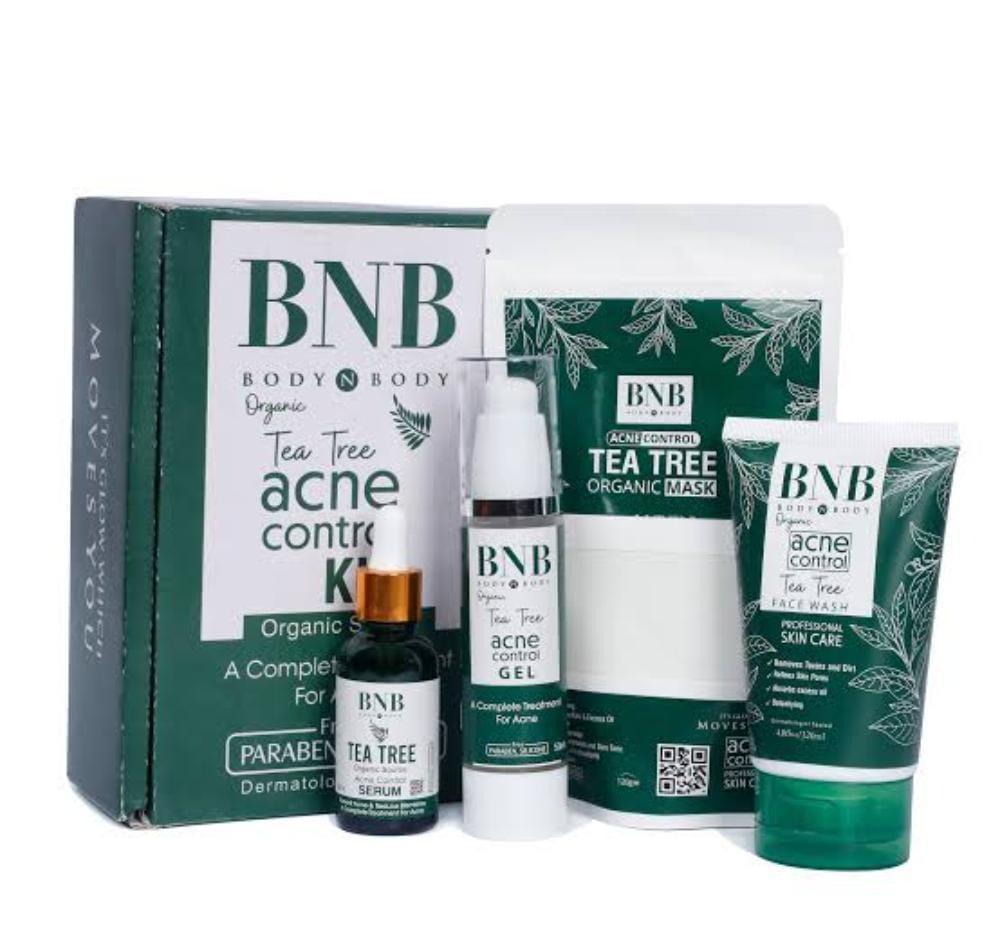 Tea Tree Acne Control Kit 4-Step Organic Skin Care