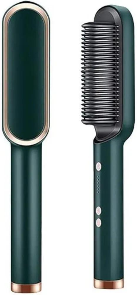 Corded Hair Dryer Brush Green Black Salon Quality
