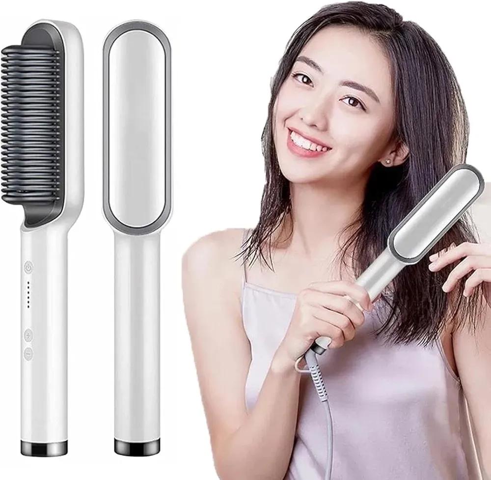 Corded Hair Dryer Brush Green Black Salon Quality
