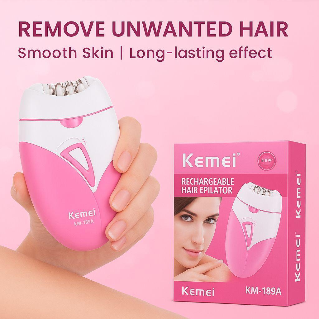 Cordless Rechargeable Women's Hair Clipper Pink