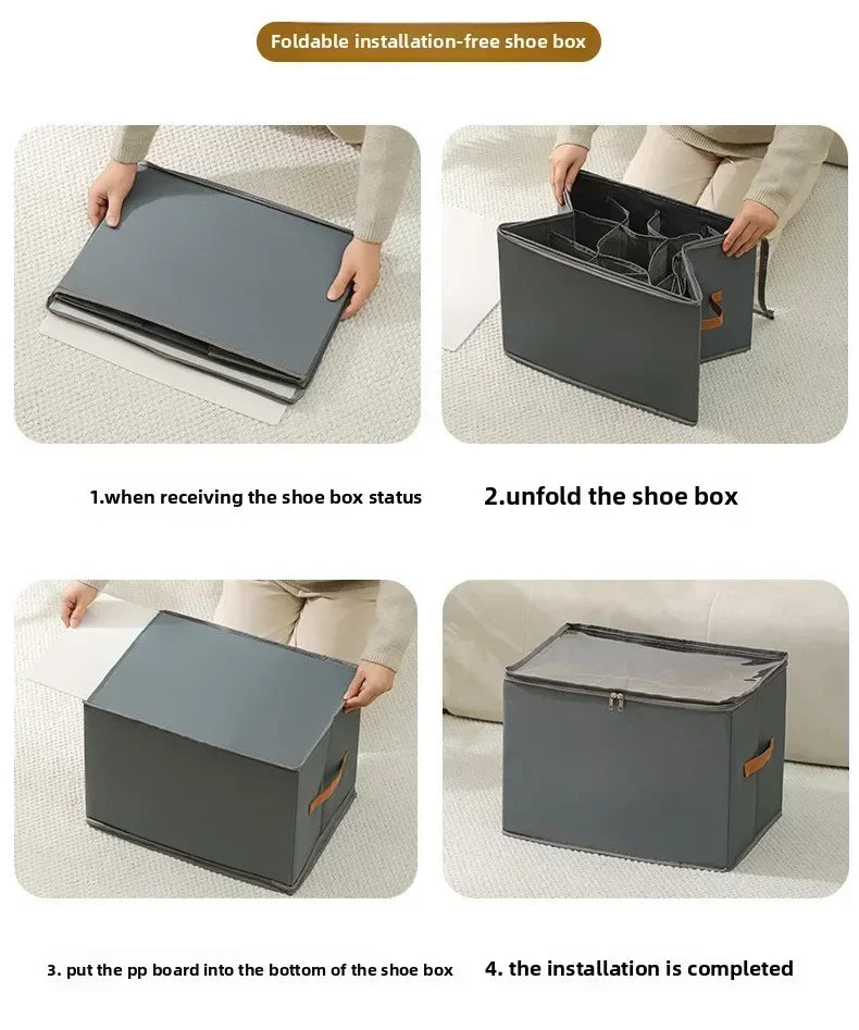 Foldable Shoe Storage Boxes