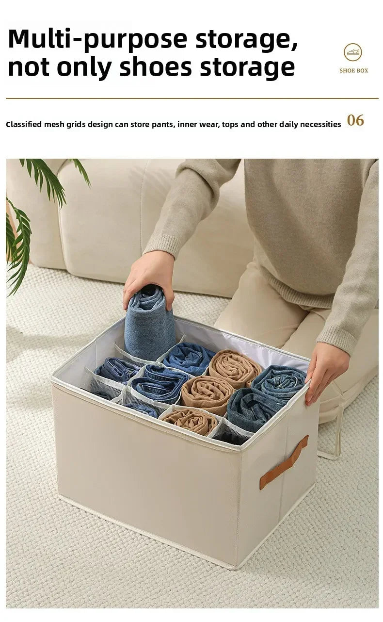 Foldable Shoe Storage Boxes