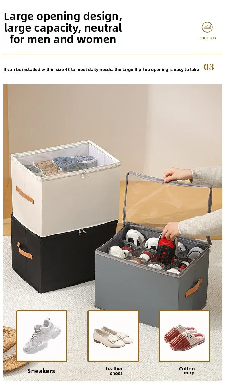 Foldable Shoe Storage Boxes