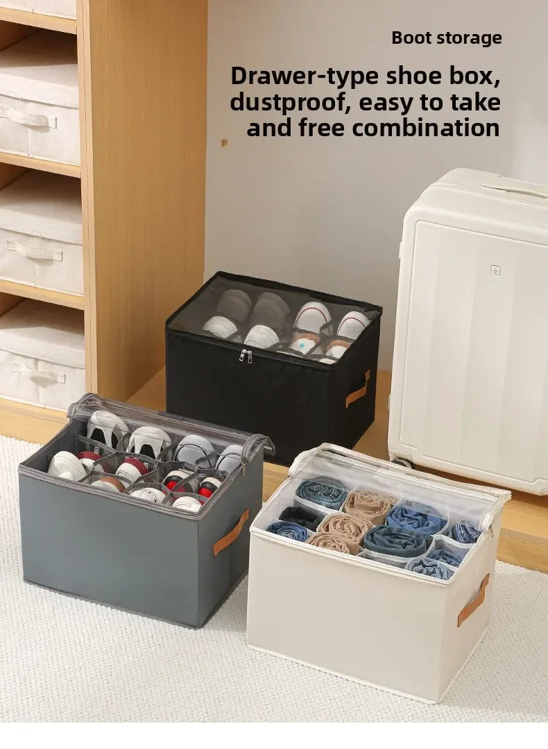 Foldable Shoe Storage Boxes