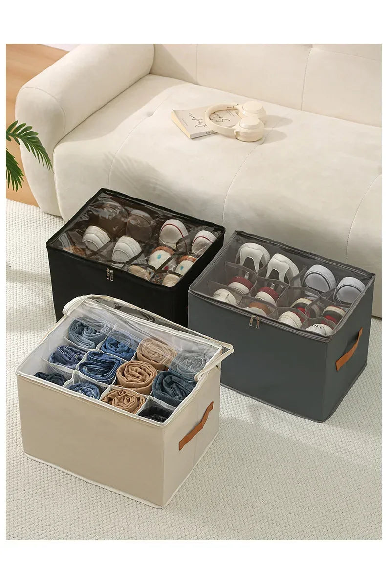 Foldable Shoe Storage Boxes