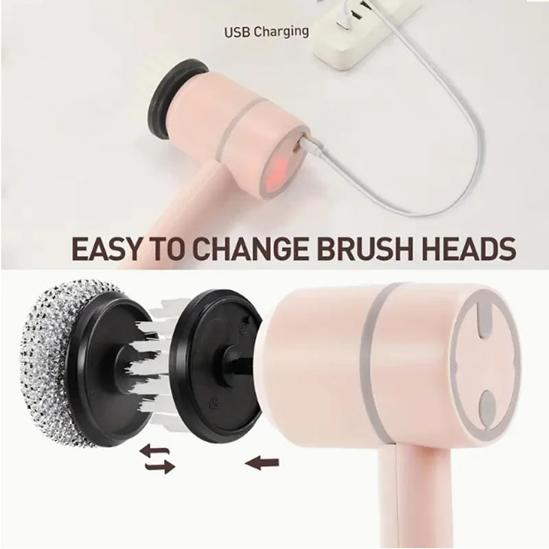 Electric Spin Scrubber.