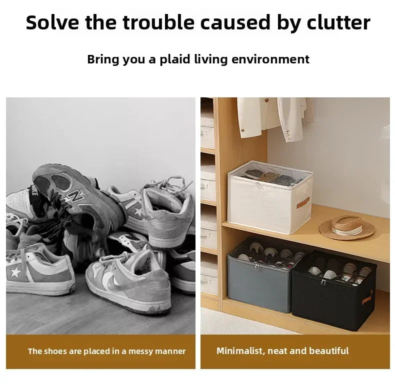 Foldable Shoe Storage Boxes