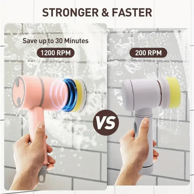 Electric Spin Scrubber.